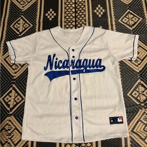 Nicaragua baseball jersey MLB/Nike embroidered clean size M